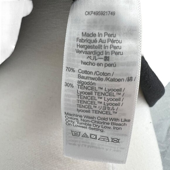 Madewell Side Cinch Muscle Tee Black Size Medium NWT - Picture 9 of 10